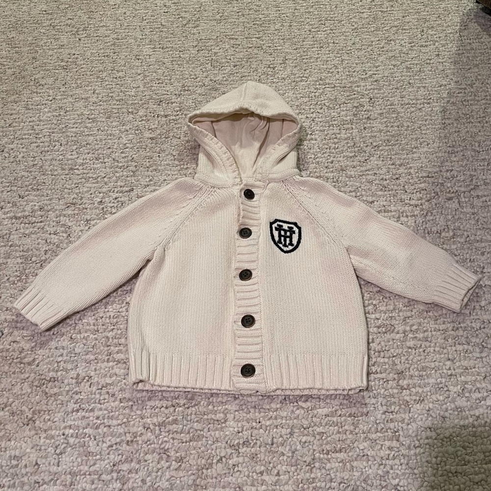 Boys zip front sweater
